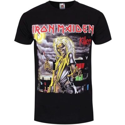 HeyRusty Iron Maiden Killers Cover Black Large - T-shirt HeyRusty Iron Maiden Killers Cover Black Large - T-shirt