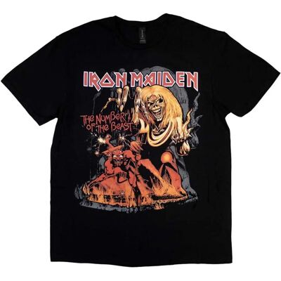 Iron Maiden Number of the Beast Graphic T-shirt - T-shirt Iron Maiden Number of the Beast Graphic T-shirt - T-shirt
