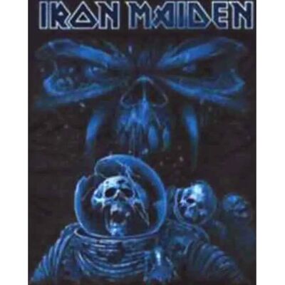 Iron Maiden Final Frontier Blue Album Spaceman Svart XL - T-shirt Iron Maiden Final Frontier Blue Album Spaceman Svart XL - T-shirt