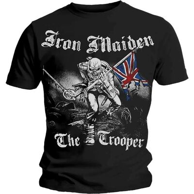 HeyRusty Iron Maiden Sketched Trooper Black Large - T-shirt HeyRusty Iron Maiden Sketched Trooper Black Large - T-shirt