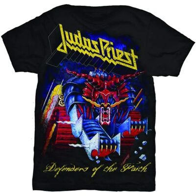 Judas Priest Defender Of Faith Black T-shirt - Rock Judas Priest Defender Of Faith Black T-shirt - Rock