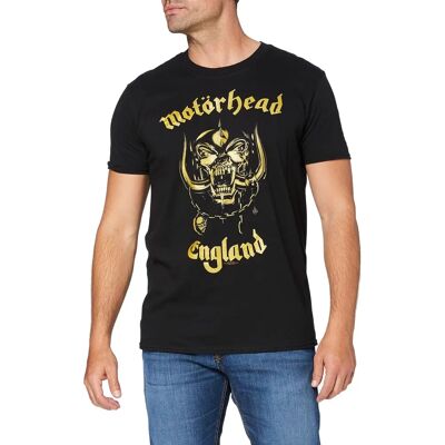 T-shirt Motörhead Or et Noir - Rock Off - Publicité T-shirt Motörhead Or et Noir - Rock Off - Publicité