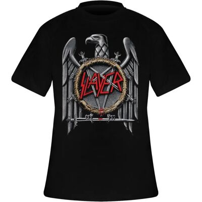 Czarna koszulka Slayer - Srebrny Orzeł Oficjalny Merch Czarna koszulka Slayer - Srebrny Orzeł Oficjalny Merch