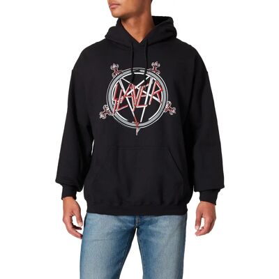Hey Rusty Unisex Svart Huvtröja - Officiell Rock Off Merchandise Hey Rusty Unisex Svart Huvtröja - Officiell Rock Off Merchandise