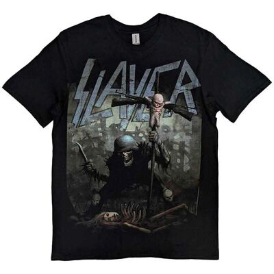 HeyRusty Slayer - Svart Soldatkors T-shirt - Avslappnad Klädsel HeyRusty Slayer - Svart Soldatkors T-shirt - Avslappnad Klädsel