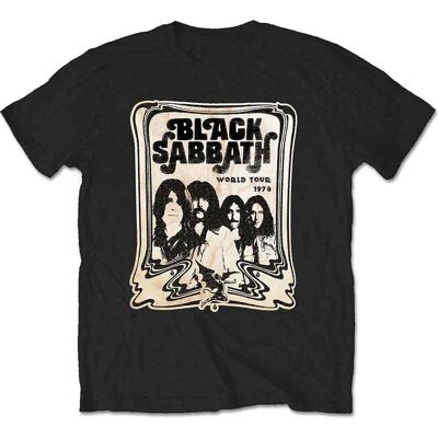 Black Sabbath World Tour 1978 T-Shirt - Music Black Sabbath World Tour 1978 T-Shirt - Music