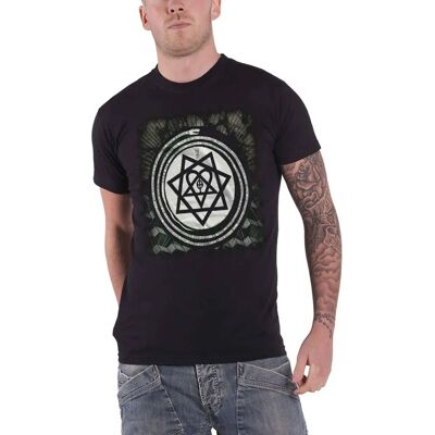 Tricou HIM Simboluri ale Albumului Negru L - Unisex Tricou HIM Simboluri ale Albumului Negru L - Unisex