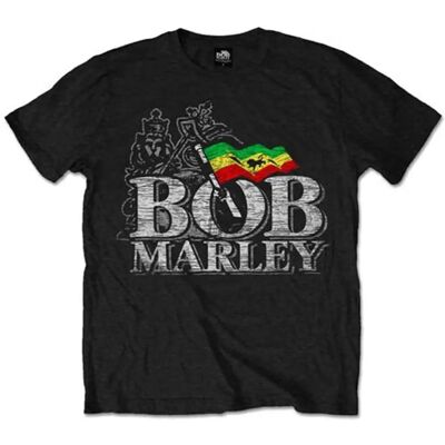 HeyRusty Bob Marley - Svart Xx-large - T-shirt - Rock Off HeyRusty Bob Marley - Svart Xx-large - T-shirt - Rock Off