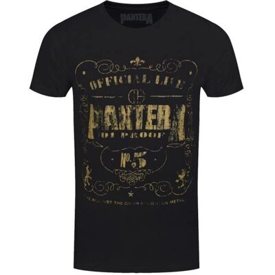 HeyRusty Pantera 101 Proof Svart X-large - T-shirt HeyRusty Pantera 101 Proof Svart X-large - T-shirt