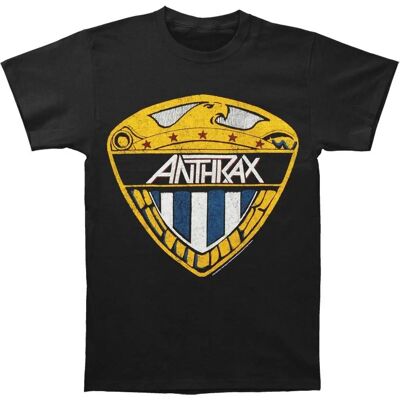 Anthrax Eagle Shield Black XL T-shirt - Rock Band Anthrax Eagle Shield Black XL T-shirt - Rock Band