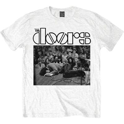 The Doors Jim på Golvet Vit T-shirt - T-Shirt The Doors Jim på Golvet Vit T-shirt - T-Shirt