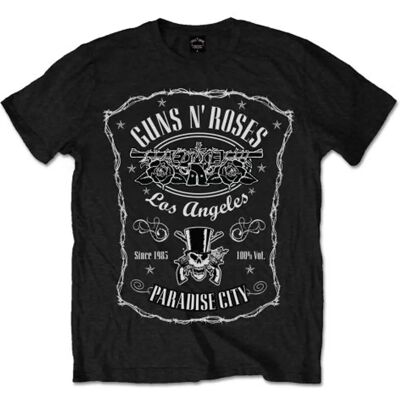 Tricou negru cu guler rotund Guns N' Roses - Rock Tricou negru cu guler rotund Guns N' Roses - Rock