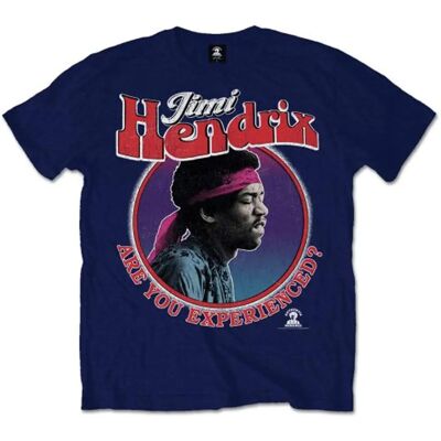 HeyRusty Unisex T-Shirt Jimi Hendrix - Are You Experienced? - Blå Large HeyRusty Unisex T-Shirt Jimi Hendrix - Are You Experienced? - Blå Large
