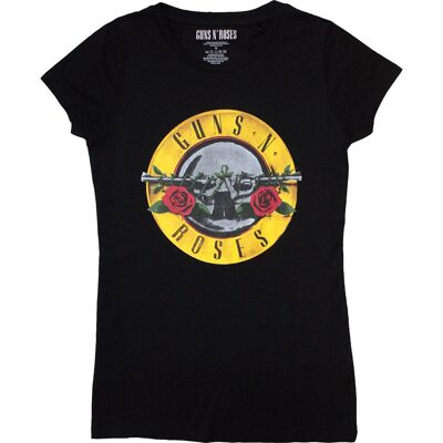 Guns N' Roses Ladies T-shirt - Classic Bullet Logo - T-shirt Guns N' Roses Ladies T-shirt - Classic Bullet Logo - T-shirt
