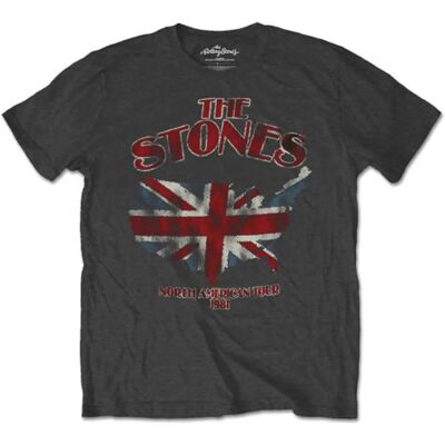 HeyRusty The Rolling Stones Union Jack US Map T-shirt - Rock - Publicité HeyRusty The Rolling Stones Union Jack US Map T-shirt - Rock - Publicité