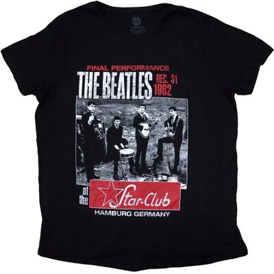 The Beatles Star Club Hamburg Svart T-Shirt - T-Shirt The Beatles Star Club Hamburg Svart T-Shirt - T-Shirt