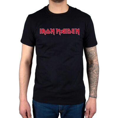 Iron Maiden Logo T-Shirt Black Large - T-shirt Iron Maiden Logo T-Shirt Black Large - T-shirt