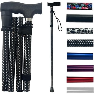 Nak-Health-&-Beauty- Life healthcare walking stick - Polka Dot - Walking Stick Nak-Health-&-Beauty- Life healthcare walking stick - Polka Dot - Walking Stick