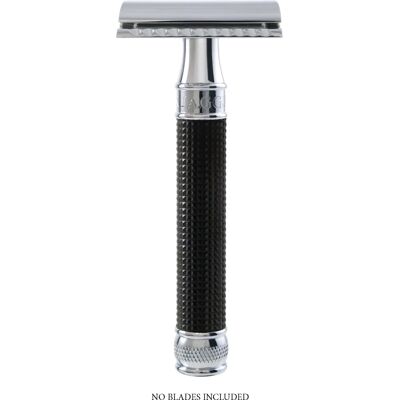 Edwin Jagger - Chrome noir 3D Laser Diamond - DE Razor - Publicité Edwin Jagger - Chrome noir 3D Laser Diamond - DE Razor - Publicité