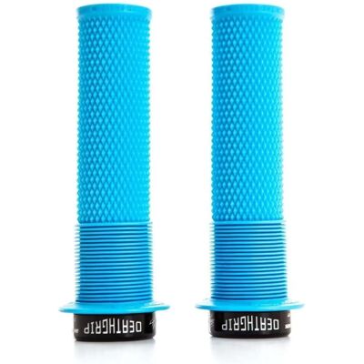 DMR Blue Deathgrip MTB Grips - Thick, Soft, Flanged - Bike Accessories DMR Blue Deathgrip MTB Grips - Thick, Soft, Flanged - Bike Accessories