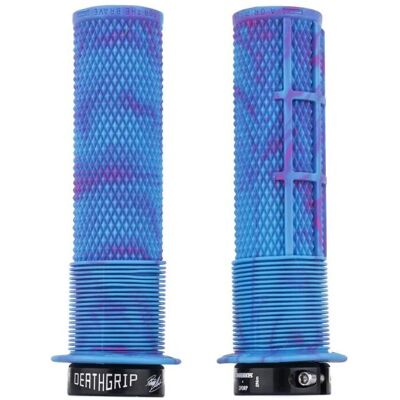 DMR Brendog Deathgrip Lock-on Flanged MTB Grips - Soft / Thick / Miami DMR Brendog Deathgrip Lock-on Flanged MTB Grips - Soft / Thick / Miami