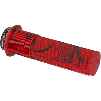 DMR Brendog Deathgrip Lock-On Bar Grips - Marble Red - Thick DMR Brendog Deathgrip Lock-On Bar Grips - Marble Red - Thick