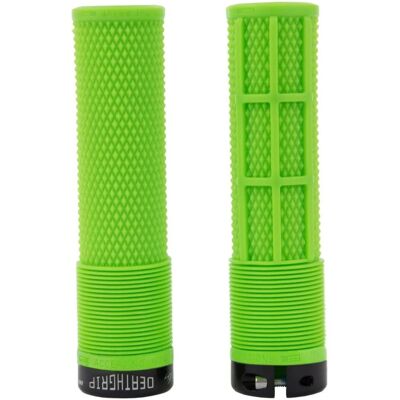 Manopole DMR BrenDog DeathGrip senza alette - Verde malato - Sottili Manopole DMR BrenDog DeathGrip senza alette - Verde malato - Sottili