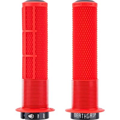 DMR - DeathGrip 2 Flanged Lock-On - Red - Bike Grips DMR - DeathGrip 2 Flanged Lock-On - Red - Bike Grips