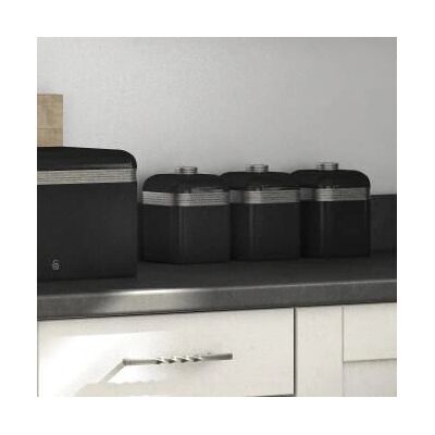Swan SWKA1020BN Retro Storage Set - Tea Coffee Sugar Containers Swan SWKA1020BN Retro Storage Set - Tea Coffee Sugar Containers