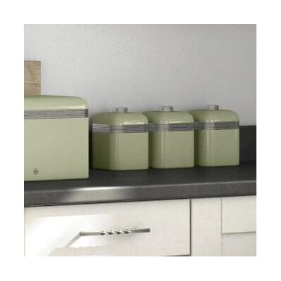 Swan SWKA1020GN Kitchen Storage Container Set - Green Swan SWKA1020GN Kitchen Storage Container Set - Green