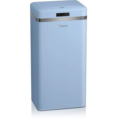 Swan Retro 45L Square Sensor Bin - Red Swan Retro 45L Square Sensor Bin - Red