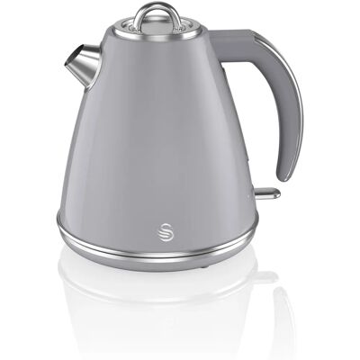 Swan SK19020GRN - Grey - Retro Kettle Swan SK19020GRN - Grey - Retro Kettle