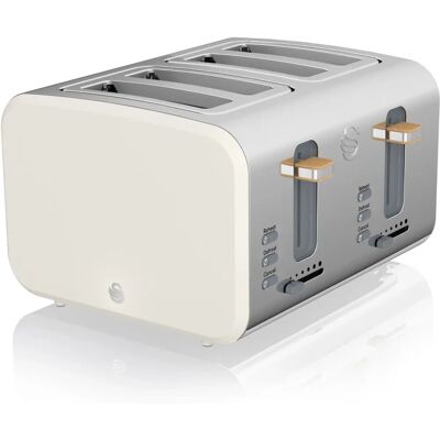 Swan ST14620WHTN - White - 4 Slice Toaster Swan ST14620WHTN - White - 4 Slice Toaster