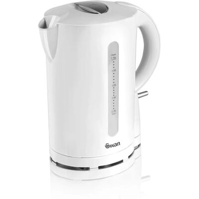Swan SK18121N White Jug Kettle - Rapid Boil, 1.7L, 2200W Swan SK18121N White Jug Kettle - Rapid Boil, 1.7L, 2200W