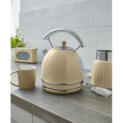 Swan SK14630 - Crème - Bouilloire - Publicité Swan SK14630 - Crème - Bouilloire - Publicité