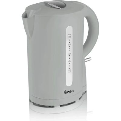 Swan 1.7L Grey Cordless Kettle - Auto Cut Off Swan 1.7L Grey Cordless Kettle - Auto Cut Off