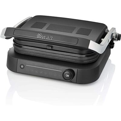 Swan Model SP22140BLKN Slimme Grill - Gezond Koken, Voorgeprogrammeerde Functies Swan Model SP22140BLKN Slimme Grill - Gezond Koken, Voorgeprogrammeerde Functies
