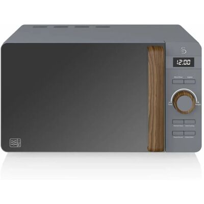 Swan SM22036GRYN - Grey - Solo Microwave Swan SM22036GRYN - Grey - Solo Microwave