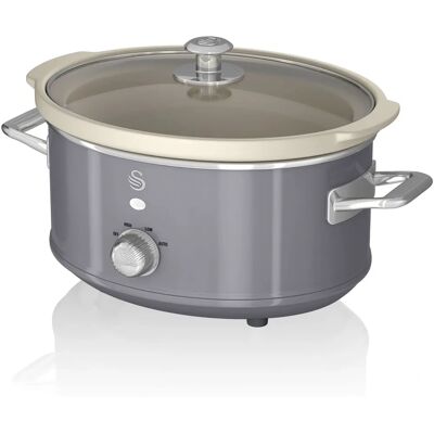 Swan SF17021GRNEU Ragoûtère - 3,5L Vintage en Céramique Swan SF17021GRNEU Ragoûtère - 3,5L Vintage en Céramique