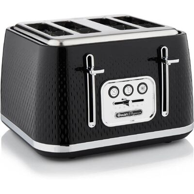 Swan ST19025BLK - Black - Toaster Swan ST19025BLK - Black - Toaster