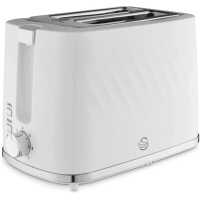 Swan Windsor White 2 Slice Toaster - Kitchen Appliance Swan Windsor White 2 Slice Toaster - Kitchen Appliance