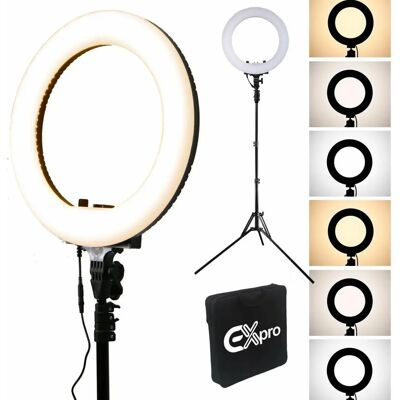 Ex-Pro 18" Studio Ring Light - Photo Video Makeup Ex-Pro 18" Studio Ring Light - Photo Video Makeup
