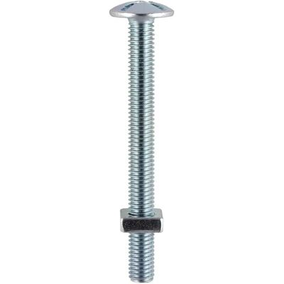 TIMco - 08140RB - 8.0x140mm - Box of 50 - Roofing bolt and square nut TIMco - 08140RB - 8.0x140mm - Box of 50 - Roofing bolt and square nut