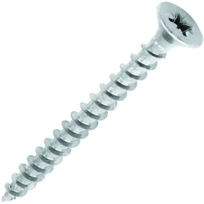 Timco 50050SOLOZ Solo Chipboard & Woodscrews - PZ - Double Countersunk - Zinc 5.0 x 50mm - Woodscrew Timco 50050SOLOZ Solo Chipboard & Woodscrews - PZ - Double Countersunk - Zinc 5.0 x 50mm - Woodscrew