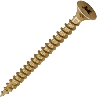Timco - C2 Strong-Fix PZ2 Screws - Yellow - 5 x 70 mm Timco - C2 Strong-Fix PZ2 Screws - Yellow - 5 x 70 mm