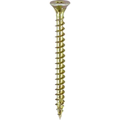 Timco - Strong-Fix PZ2 - Yellow - 5x75mm - Screws Timco - Strong-Fix PZ2 - Yellow - 5x75mm - Screws