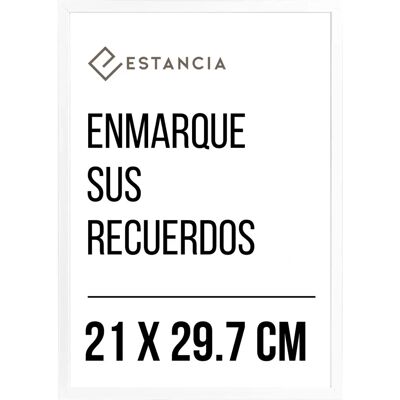 Estancia Galant Hvit Akrylramme for 21x29,7 cm - Bilderamme Estancia Galant Hvit Akrylramme for 21x29,7 cm - Bilderamme
