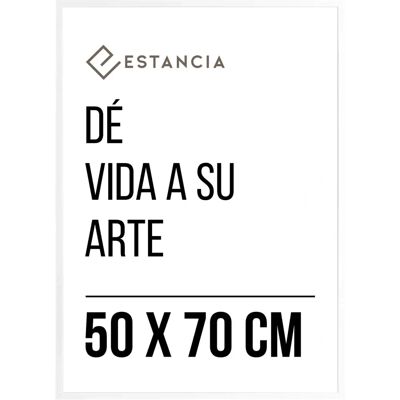 Estancia Galant Hvit Akrylramme 50x70cm - Bilderamme Estancia Galant Hvit Akrylramme 50x70cm - Bilderamme