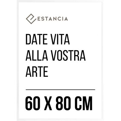Ellos Hvid 60x80cm Akrylramme - Unisex Ellos Hvid 60x80cm Akrylramme - Unisex