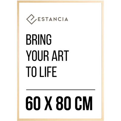 Ellos Naturlig Unisex 60x80 Billedramme - Akrylglas Ellos Naturlig Unisex 60x80 Billedramme - Akrylglas